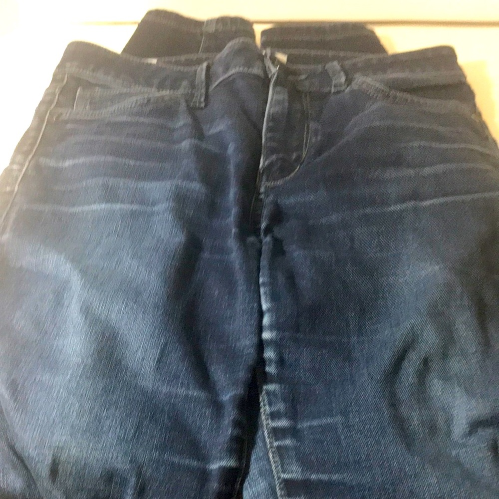 Sam Edelman jeans denim size 26 the kitten mid rise skinny ankle blue
